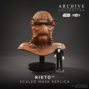 Nikto mask prop replica of Jabba the Hutt sail barge skiff guard