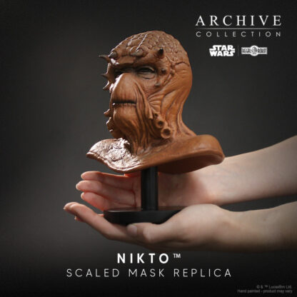 Nikto mask prop replica of Jabba the Hutt sail barge skiff guard