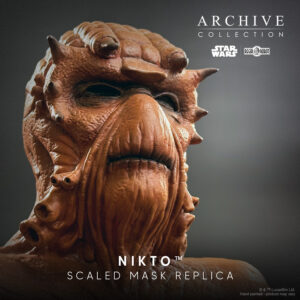 Nikto mask prop replica of Jabba the Hutt sail barge skiff guard