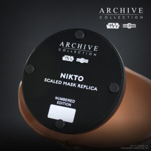 Nikto mask prop replica of Jabba the Hutt sail barge skiff guard