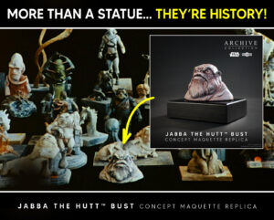 Chris Walas Jabba the Hutt concept maquette replica from Return of the Jedi