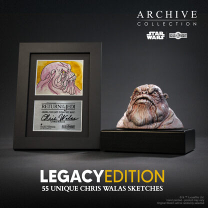 Chris Walas Jabba the Hutt concept maquette replica from Return of the Jedi