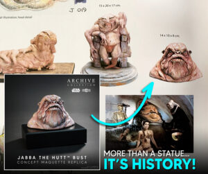 Chris Walas Jabba the Hutt concept maquette replica from Return of the Jedi