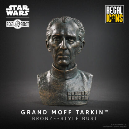 bronze resin mini-bust of Peter Cushing as Grand Moff Wilhuff Tarkin