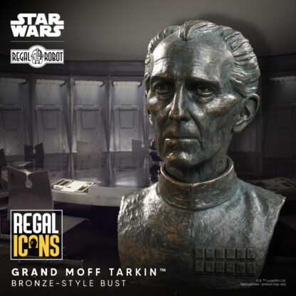 bronze mini-resin bust of Peter Cushing as Grand Moff Wilhuff Tarkin