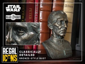 bronze resin mini-bust of Peter Cushing as Grand Moff Wilhuff Tarkin
