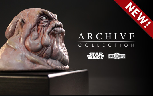 Chris Walas Jabba the Hutt concept maquette replica from Return of the Jedi