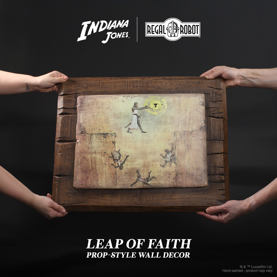 Indiana Jones painting movie prop wall decor with frame