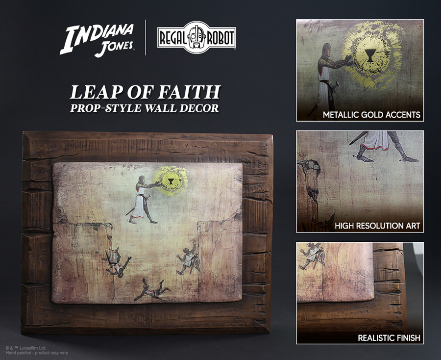 Indiana Jones painting movie prop wall decor with frame