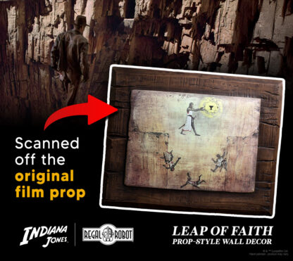 Indiana Jones painting movie prop wall decor with frame