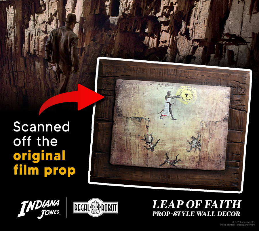 Indiana Jones painting movie prop wall decor with frame