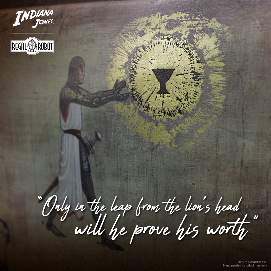 Indiana Jones painting movie prop wall decor with frame