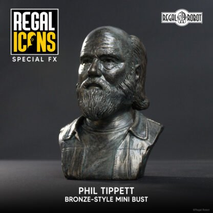 Phil Tippett bronze bust of the Mad God director and stop motion animator