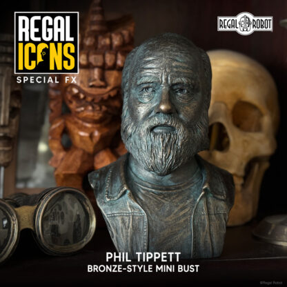 Star Wars ILM fx artist Phil Tippett mini-bust sculpture