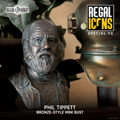 Star Wars ILM fx artist Phil Tippett mini-bust sculpture