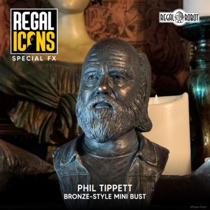 Star Wars ILM fx artist Phil Tippett mini-bust sculpture