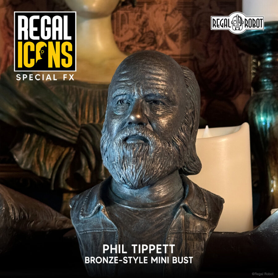 Star Wars ILM fx artist Phil Tippett mini-bust sculpture