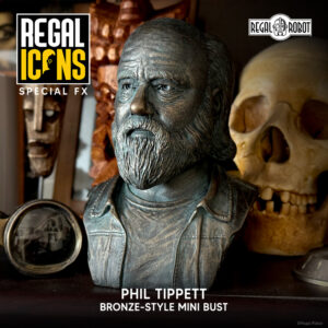 Star Wars ILM fx artist Phil Tippett mini-bust sculpture