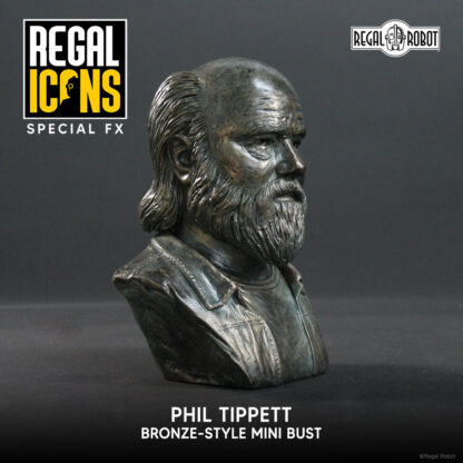 Phil Tippett bronze bust of the Mad God director and stop motion animator