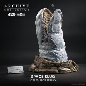 exogorth statue from Star Wars asteroid chase in the Empire Strikes Back