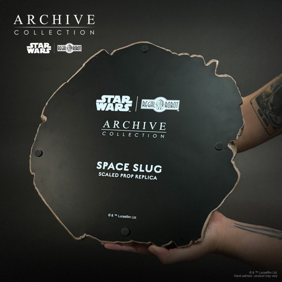 exogorth statue from Star Wars asteroid chase in the Empire Strikes Back