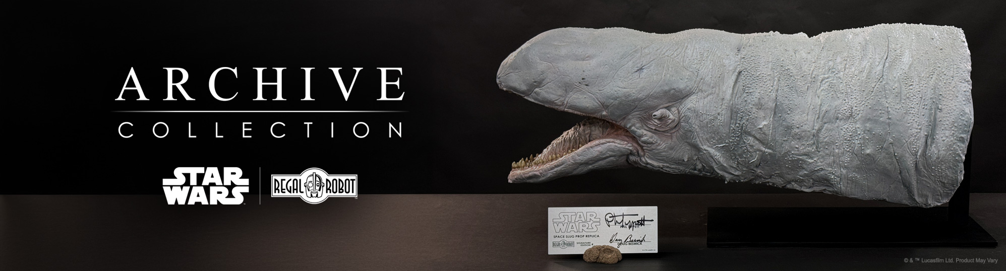 exogorth statue from Star Wars asteroid chase in the Empire Strikes Back