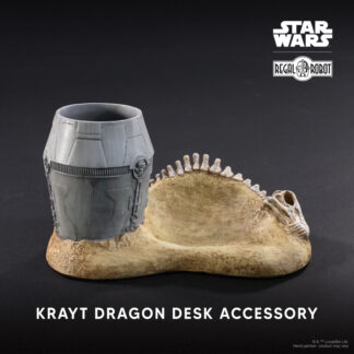 star wars krayt dragon skeleton and escape pod desk set