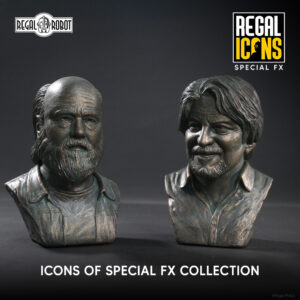bronze statues for horror collectors of Phil Tippett and Tom Savini