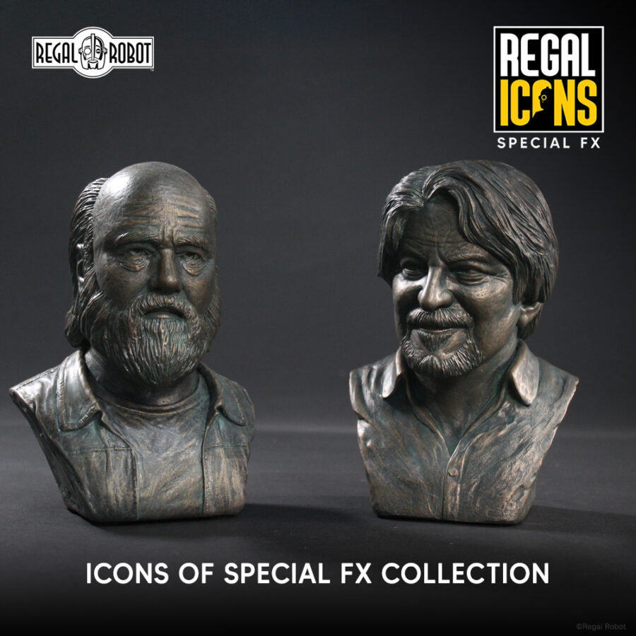 bronze statues for horror collectors of Phil Tippett and Tom Savini
