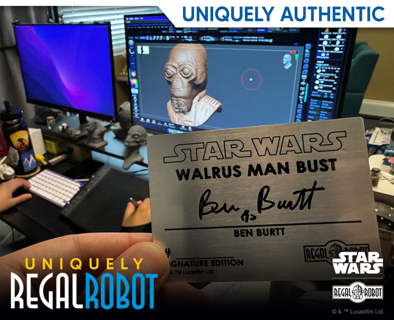 Mask replica of Ponda Baba aka Walrus Man from the Star Wars Cantina