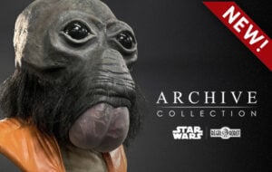 Mask replica of Ponda Baba aka Walrus Man from the Star Wars Cantina