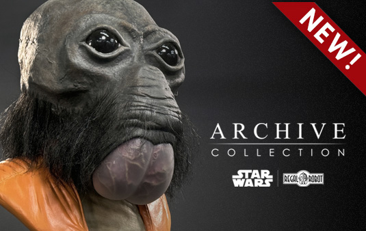 Mask replica of Ponda Baba aka Walrus Man from the Star Wars Cantina