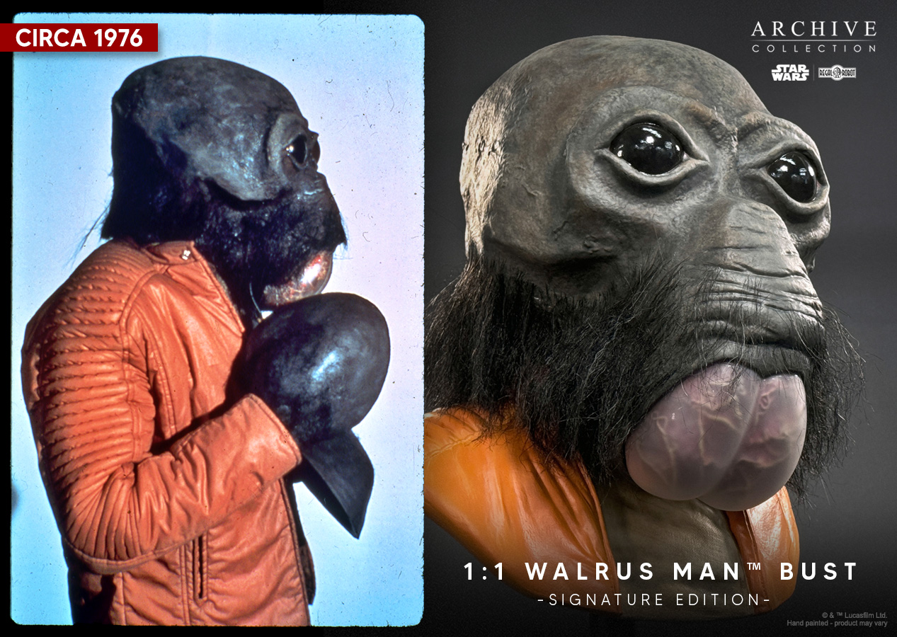 Mask replica of Ponda Baba aka Walrus Man from the Star Wars Cantina