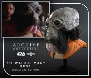 Mask replica of Ponda Baba aka Walrus Man from the Star Wars Cantina