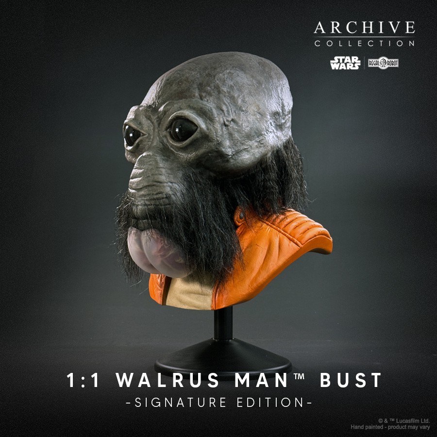 Mask replica of Ponda Baba aka Walrus Man from the Star Wars Cantina