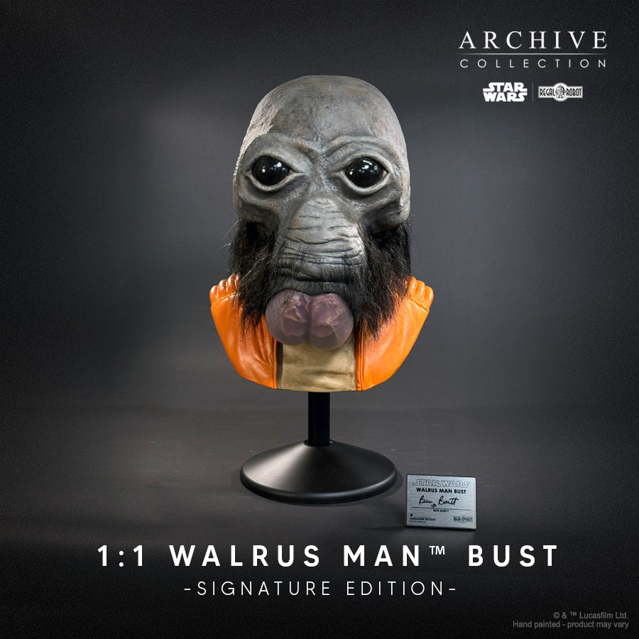Mask replica of Ponda Baba aka Walrus Man from the Star Wars Cantina