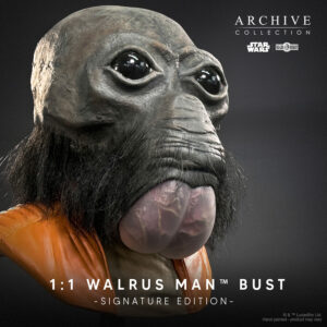 Mask replica of Ponda Baba aka Walrus Man from the Star Wars Cantina