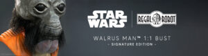 Mask replica of Ponda Baba aka Walrus Man from the Star Wars Cantina