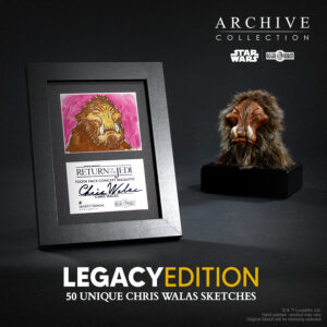 J’Quille the Whiphid alien from Return of the Jedi - replica concept maquette