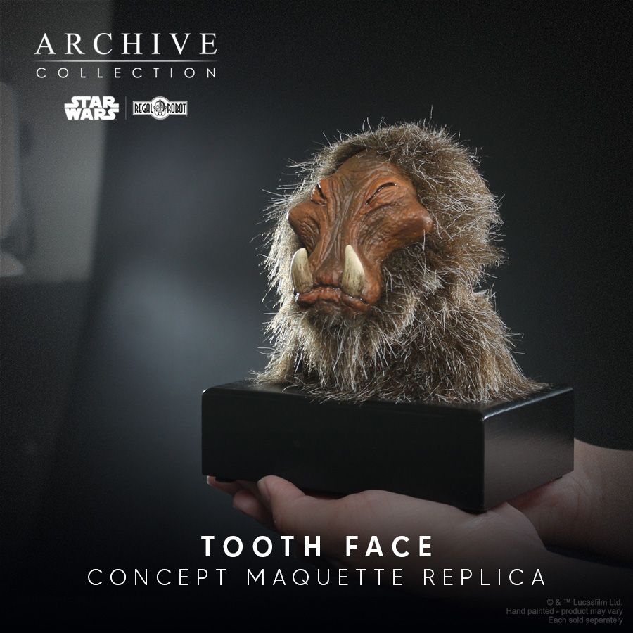 J’Quille the Whiphid alien from Return of the Jedi - replica concept maquette