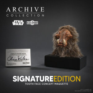 J’Quille the Whiphid alien from Return of the Jedi - replica concept maquette