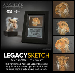 Yak Face figure sketches by maquette sculptor Judy Elkins