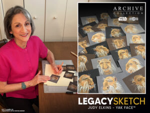 Yak Face figure sketches by maquette sculptor Judy Elkins