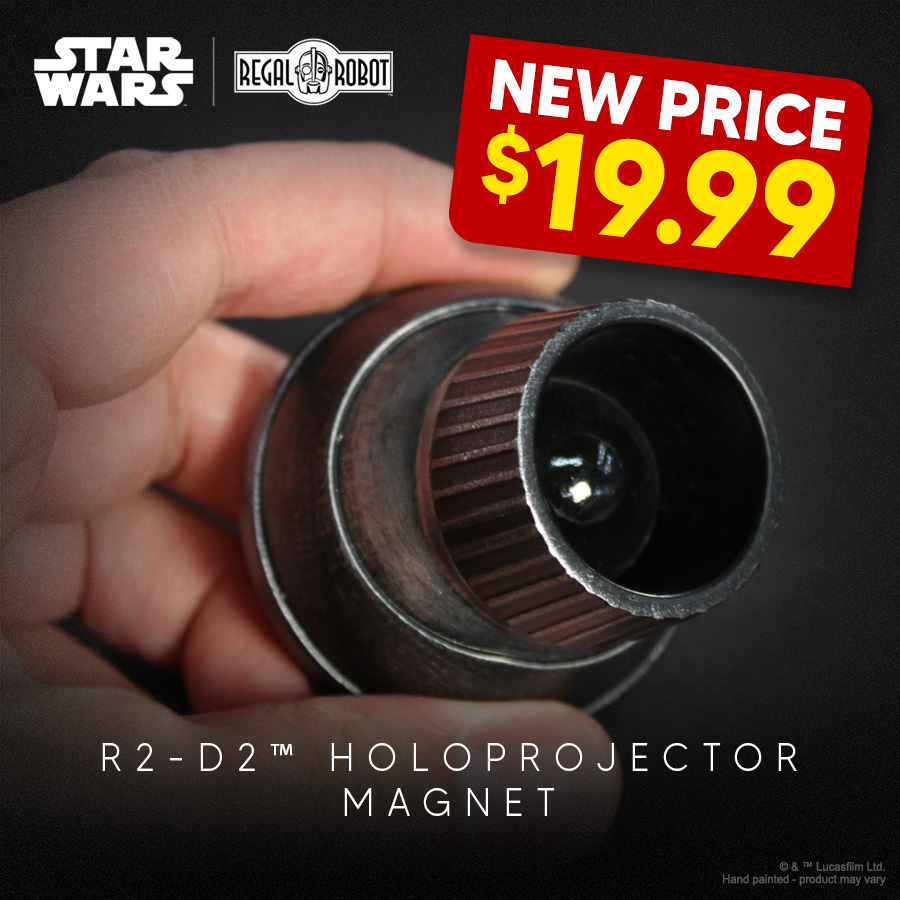R2-D2 holoprojector as a collectible magnet