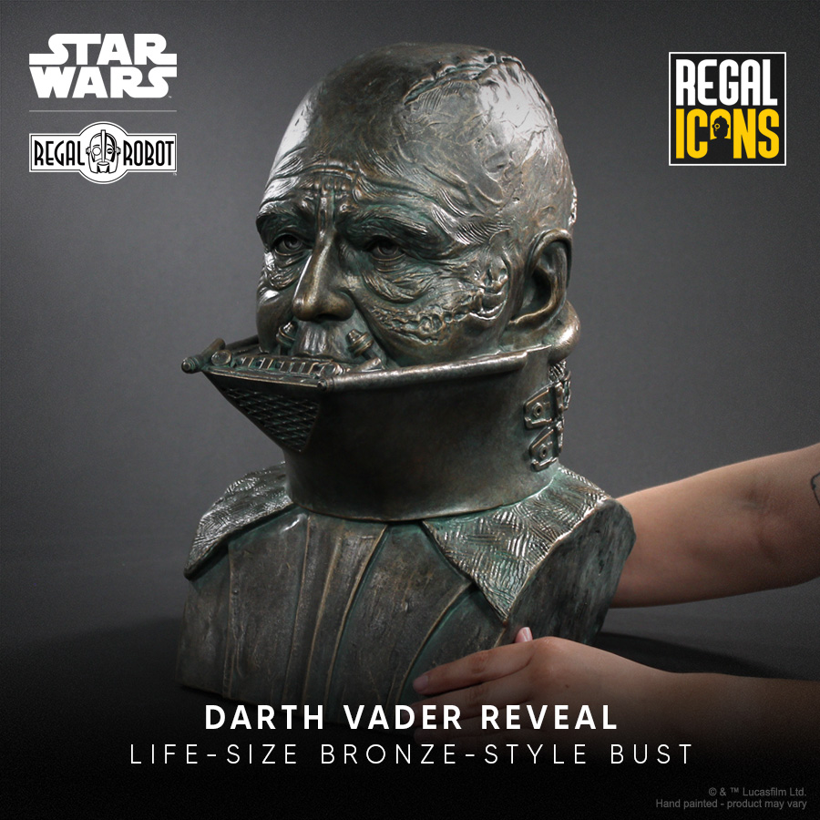 Darth Vader aka Anakin Skywalker life-sized bust
