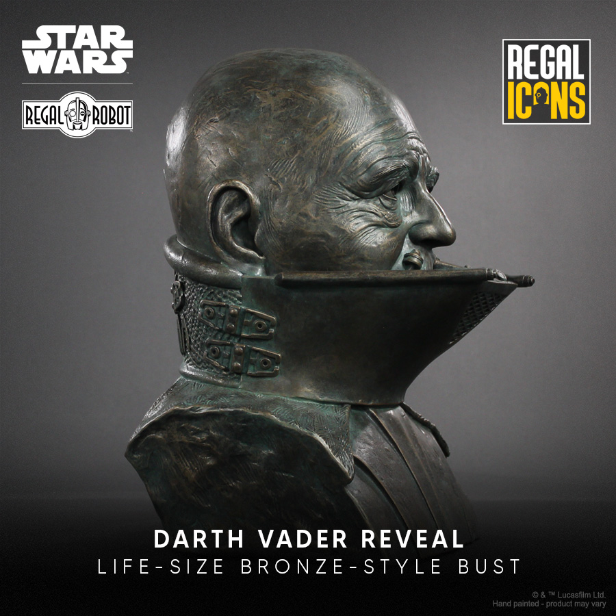 Darth Vader aka Anakin Skywalker life-sized bust