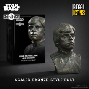 Luke Skywalker mini-bust in bronze style - Regal Icons Star Wars busts