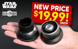 Prop style magnet based on the astromech droid holoprojector from Star Wars