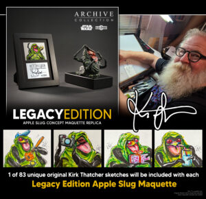 Apple Slug was a concept maquette made for Return of the Jedi by Kirk Thatcher