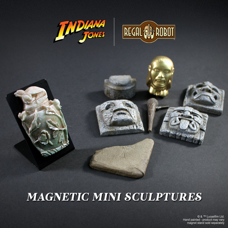 Indiana Jones magnets - prop style decor from Regal Robot